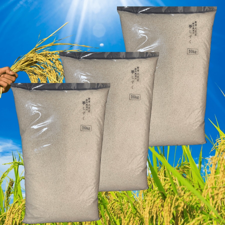 令和6年産 佐賀県産 『ゆめしずく』白米 30kg(10Kg×3袋） 単一原料米 おこめ こめ 国産 白米 安い