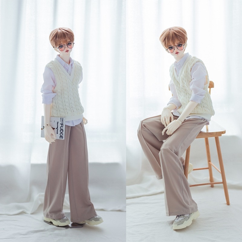 1/3 1/4 BJDドールウェア 人形用衣装セット 3点セット LOONGSOUL73cm/popo68/SD/MSDサイズドール服