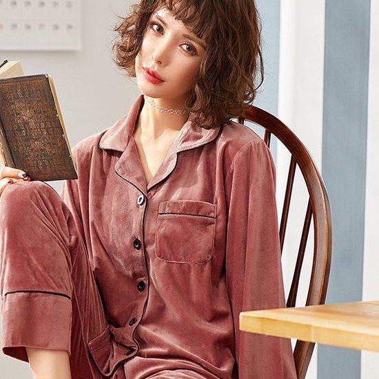 ルームウェア レディース 部屋着 寝間着 長袖 パジャマ ナイトウェア セットアップ 上下セット 2点セット ベルベット 大きいサイズ 楽ちん リラックス おしゃれ かわいい シンプル 無地 大人 高