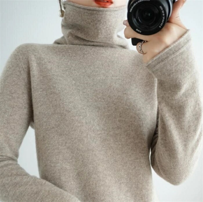 【2点購入で150OFF】品質良い!店舗お勧め! ウール ニット レディース ハイネック ウール ニット 柔らかニットプルオーバー トップス 洗える カシミア 無地 ゆったり きれいめ オフィス 通勤