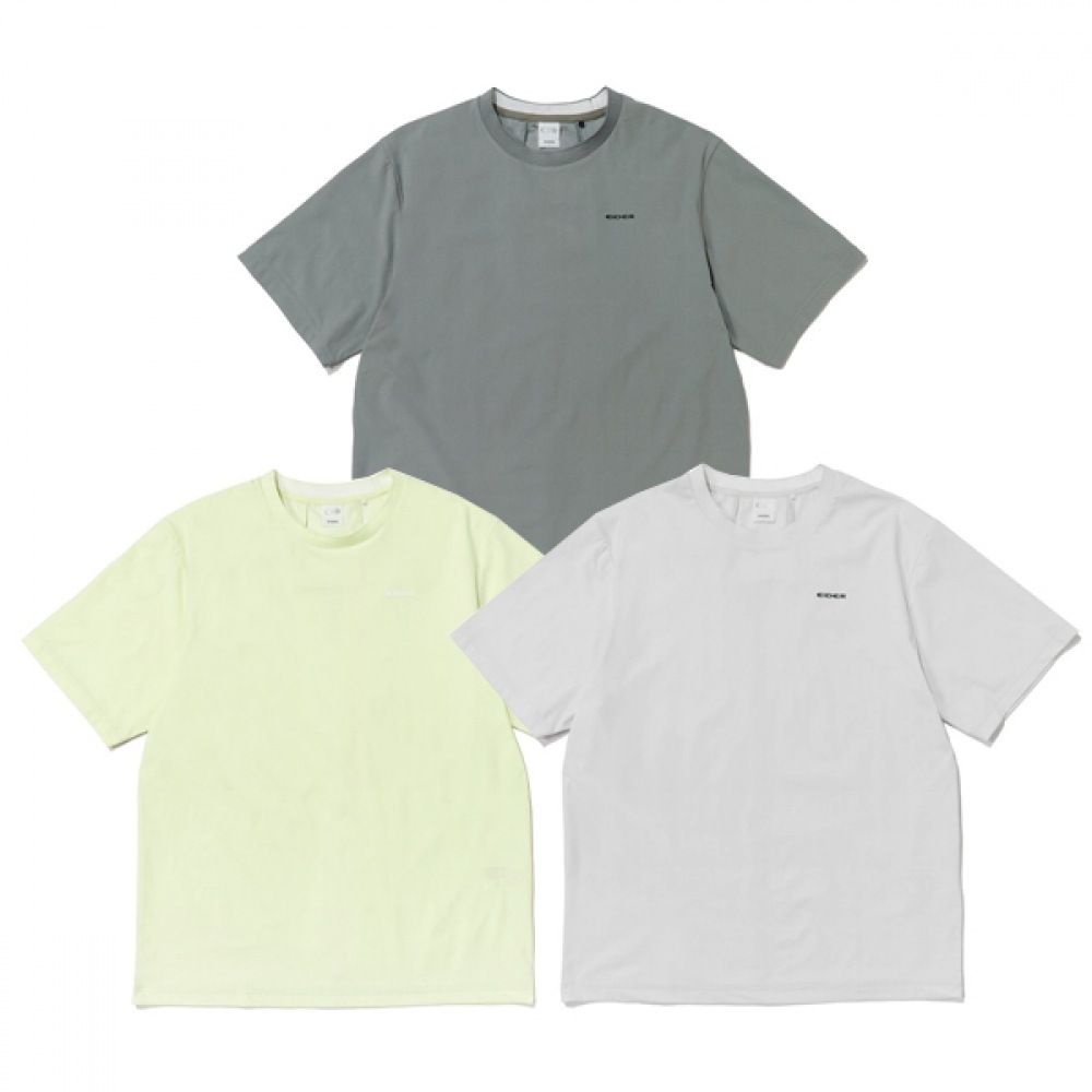 [アイダー] メンズベリー半袖ラウンドTシャツ_DMM23203