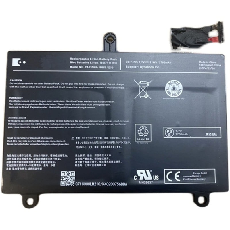 pa5330u-1brsバッテリー pa5330u-1brs電池 dynabook G83 GZ83 PA5330U-1BRSv 2700mAh/21wh 電池・東芝ノートパソコン互換 交換用のバッテ