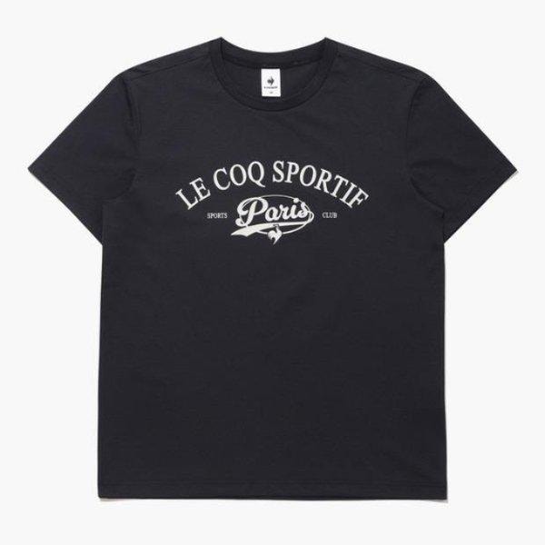 半袖Tシャツ NQJ QQ123LRS13-BLK グラフィック ベーシック 半袖Tシャツ / BLACK