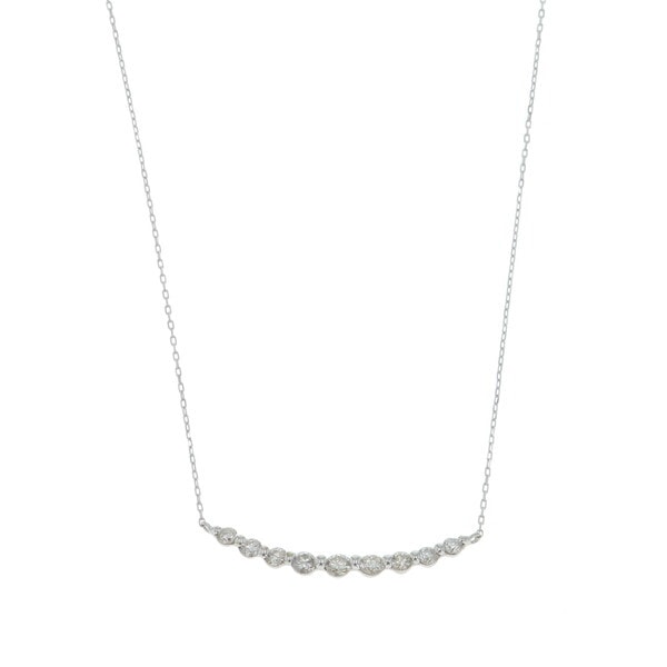 18金 ホワイトゴールド ダイヤモンド ネックレス 0.3ct DN11360BWG
