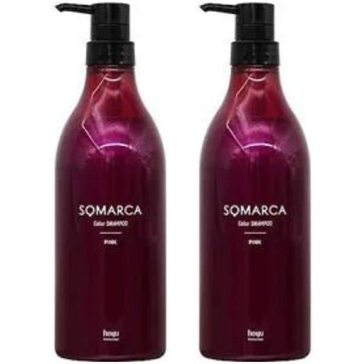 2個セット ホーユー ソマルカ カラーシャンプー ピンク 770ML カラー シャンプー 業務用 染まる 業務用 大容量 サロンシャンプー