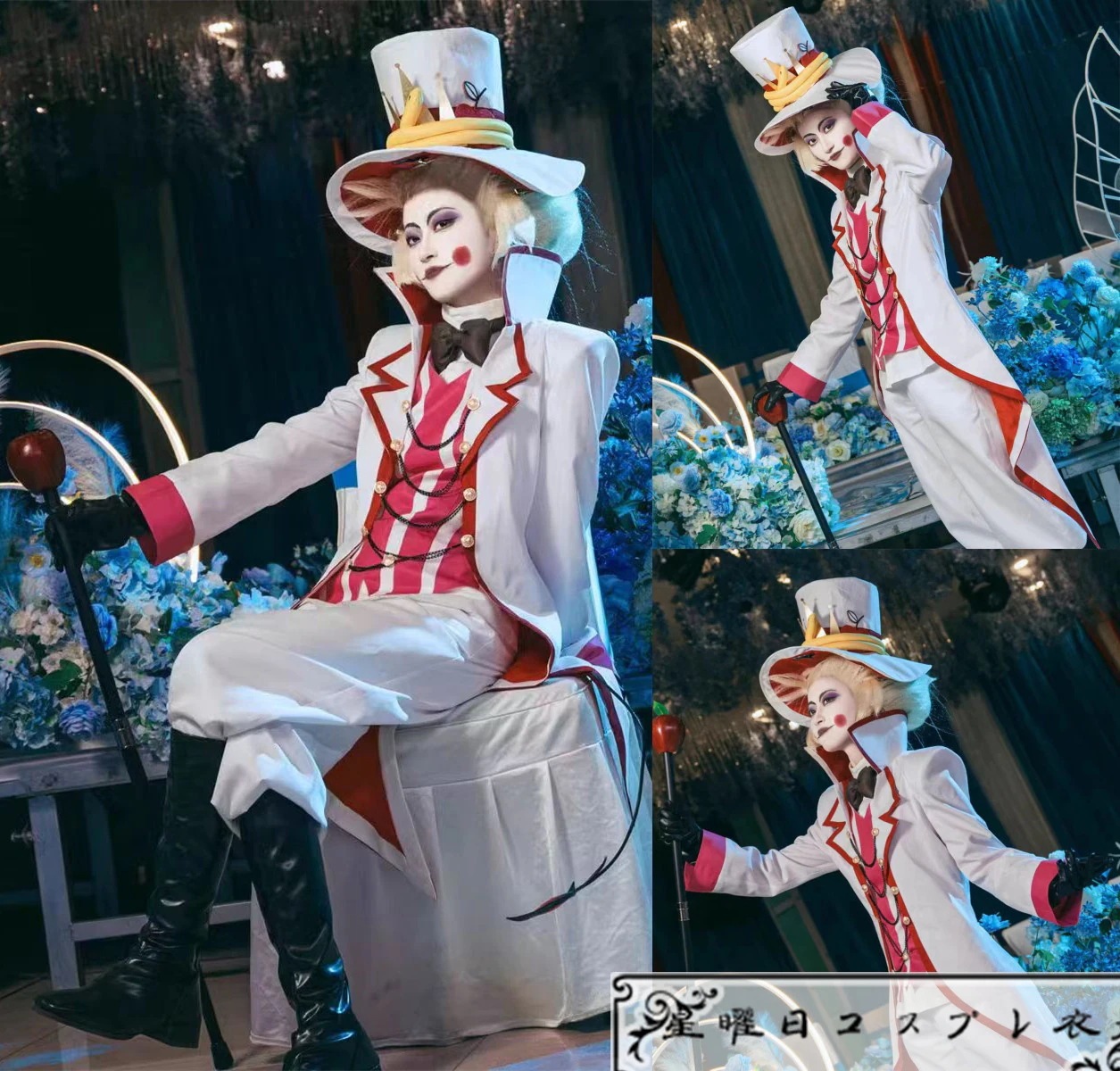 [今日は安い-出荷が早い]ハズビンホテル ルシファー Lucifer Morningstar コスプレ衣装 コスチューム ハロウィン 仮装 変装品質良い 店舗お勧め