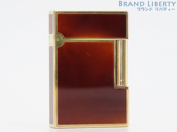 美品デュポンギャッツビーローラーガスライターグラデーションゴールドブラウン真鍮漆15576 56,000円