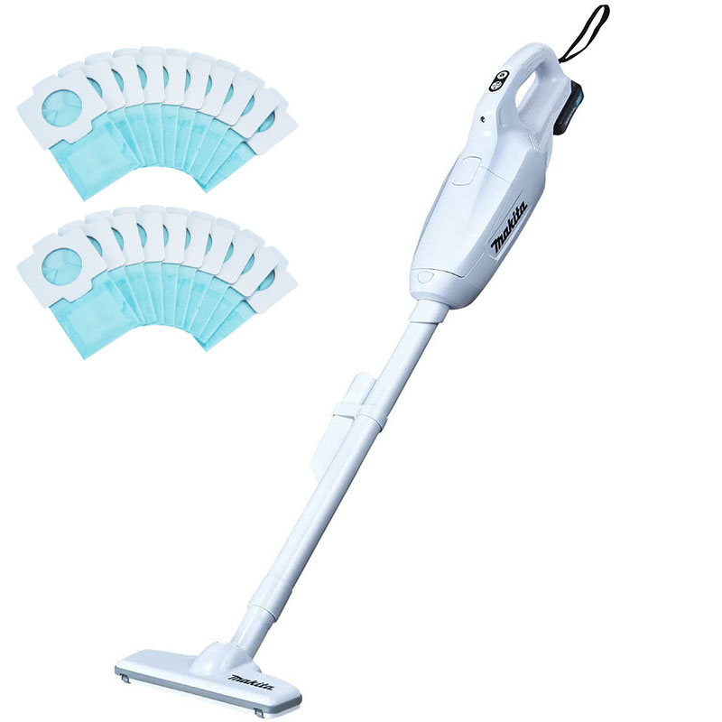 [正規店 1年保証] コードレス 掃除機 CL107FDSHW 抗菌紙パック 20枚付 充電式 クリーナー 10.8V 1.5Ah 【バッテリ 充電器 付属】 紙パック式 クリーナ