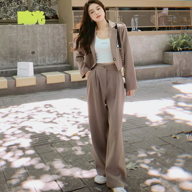 ボトムス パンツ アウター セットアップ ロング ロング丈 長袖 襟付き ストレート 2点セット ツーピース 上下セット 大人可愛い きれいめ シンプル カジュアル 大人 上品 おしゃれ お洒落