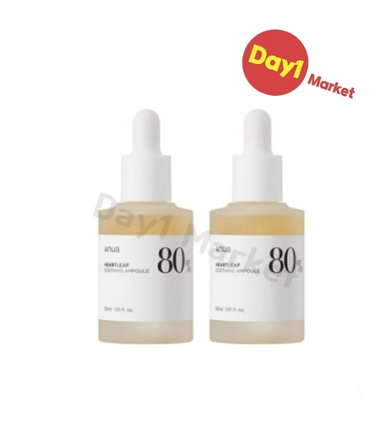 ドクダミ80水分鎮静アンプル, 30ml, 2個