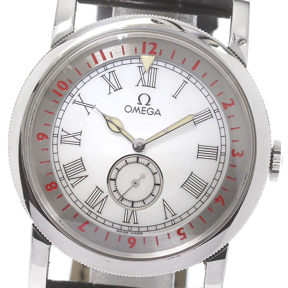 オメガ OMEGA 516.13.41.10.05.001 パイロットウォッチ スモールセコンド 自動巻き メンズ _791156【中古】