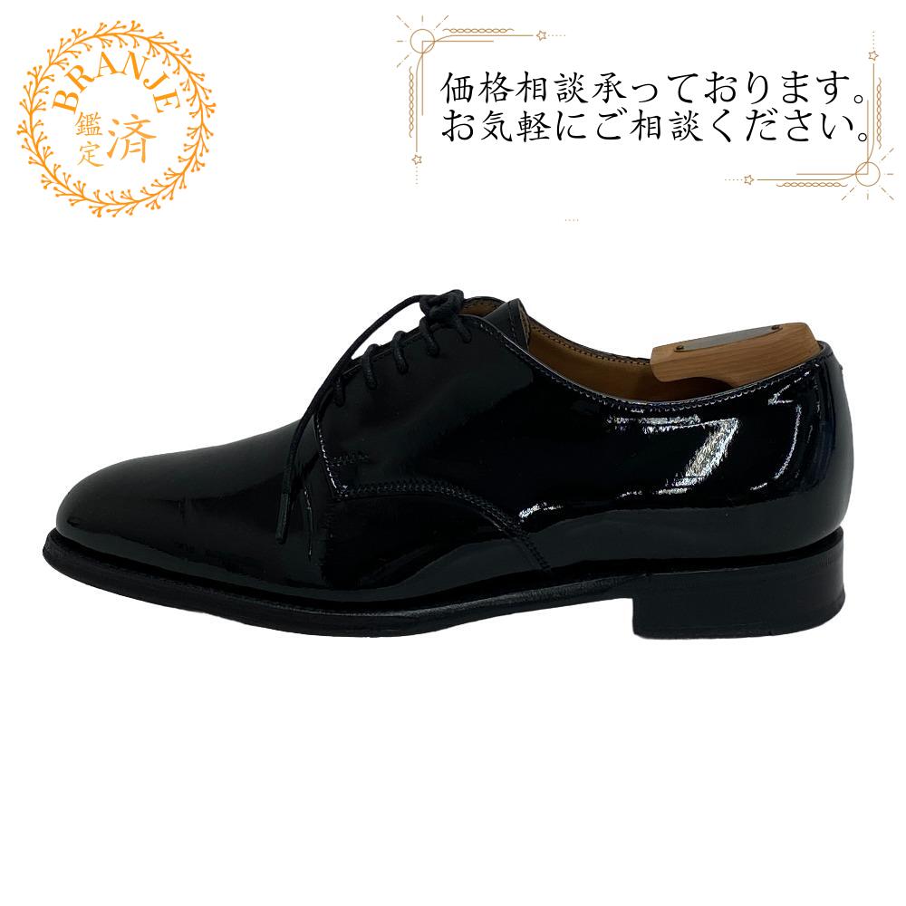 ビジネスシューズ シューキーパー付き パテントレザー 靴 ブラック メンズ ブランド