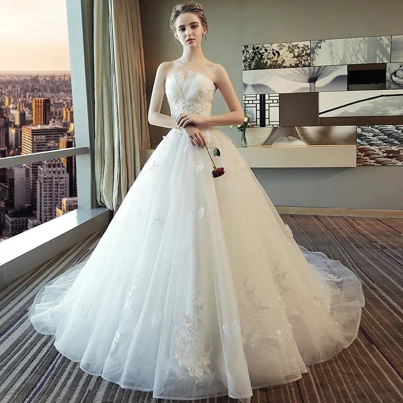 花嫁ロングドレス 新作 結婚式ワンピース ドレス韓国ファッション ワンピース パーティードレス人気 結婚式 2023 気質 高級感
