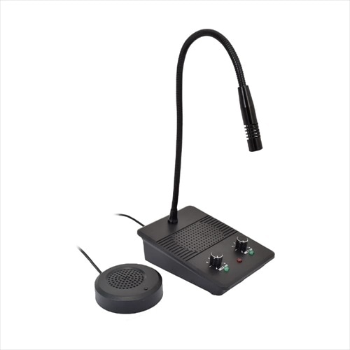 簡単設置!仕切り・マスク越しでもスムーズ会話 窓口業務マイク&スピーカー