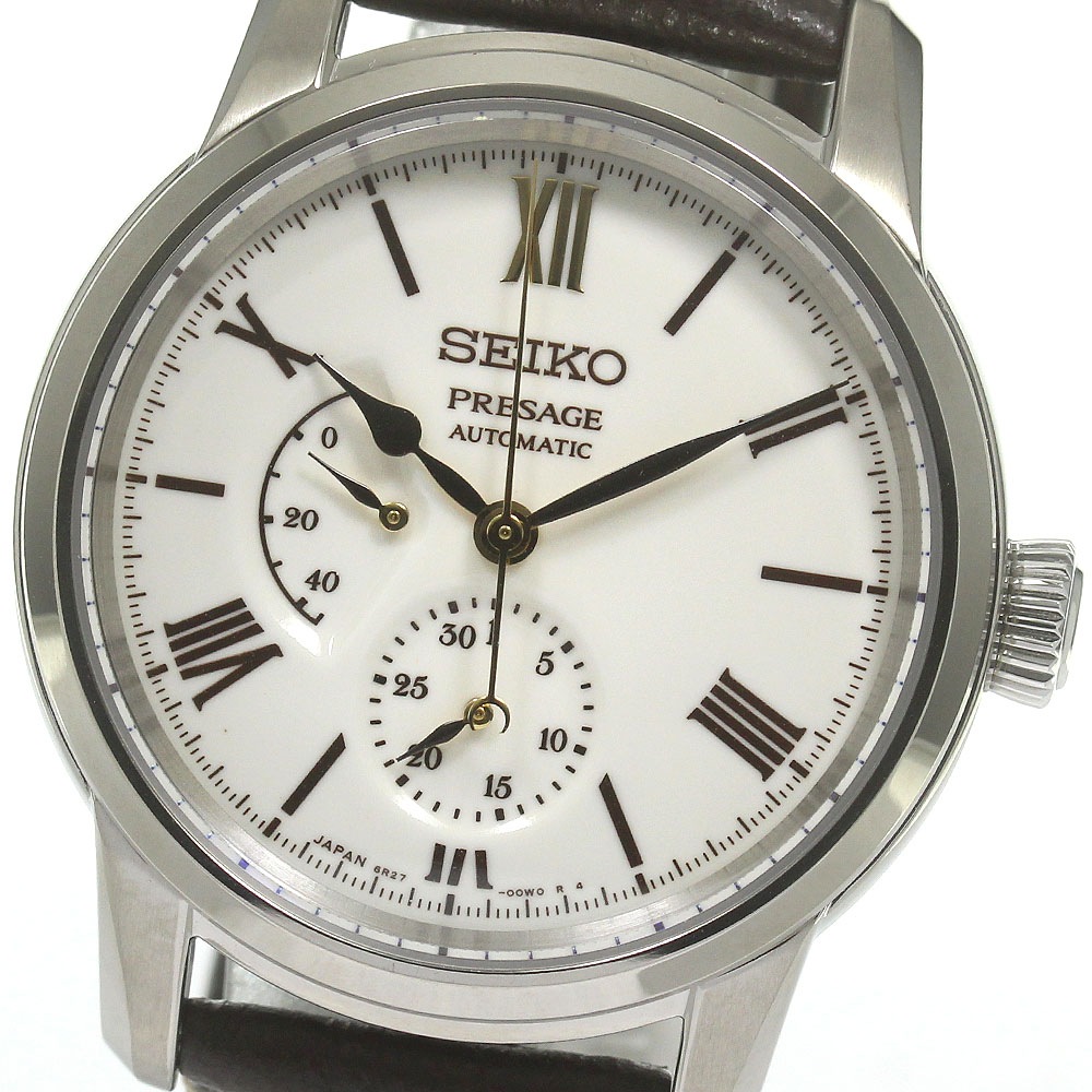 セイコー SEIKO SARW067/6R27-00Z0 プレザージュ セイコー腕時計110周年記念限定モデル 自動巻き メンズ 極美品 箱・保証書付き_841643【中古】