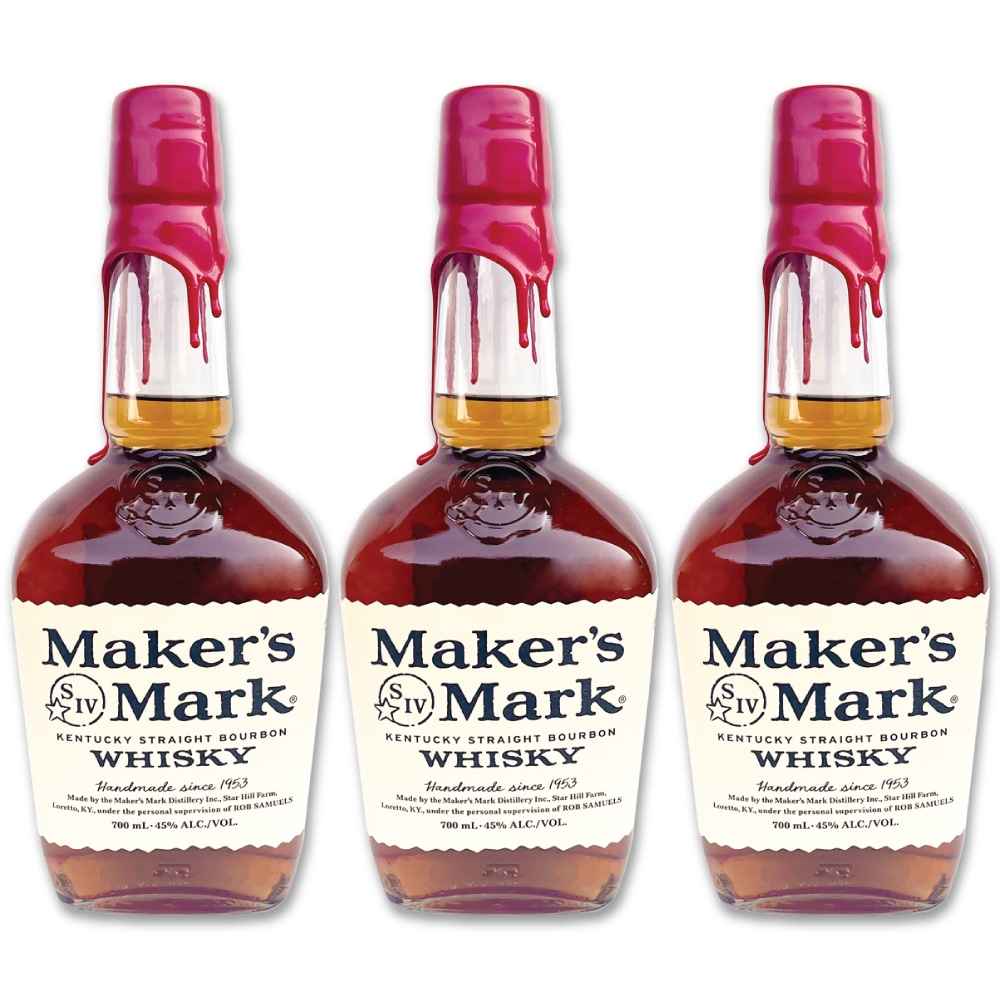 [正規品] メーカーズマーク 700ml 3本セット 45度 アメリカ クラフト バーボン ウイスキー