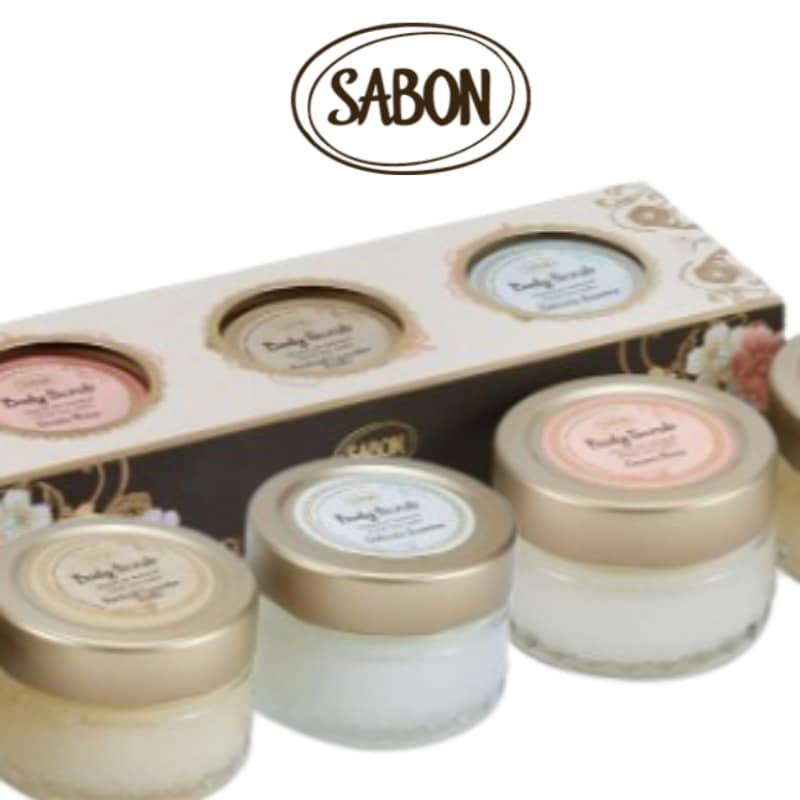 【正規品】 ボディスクラブ3種キット(ジャスミングリーンローズパチュリーラベンダーバニラ) 60g*3