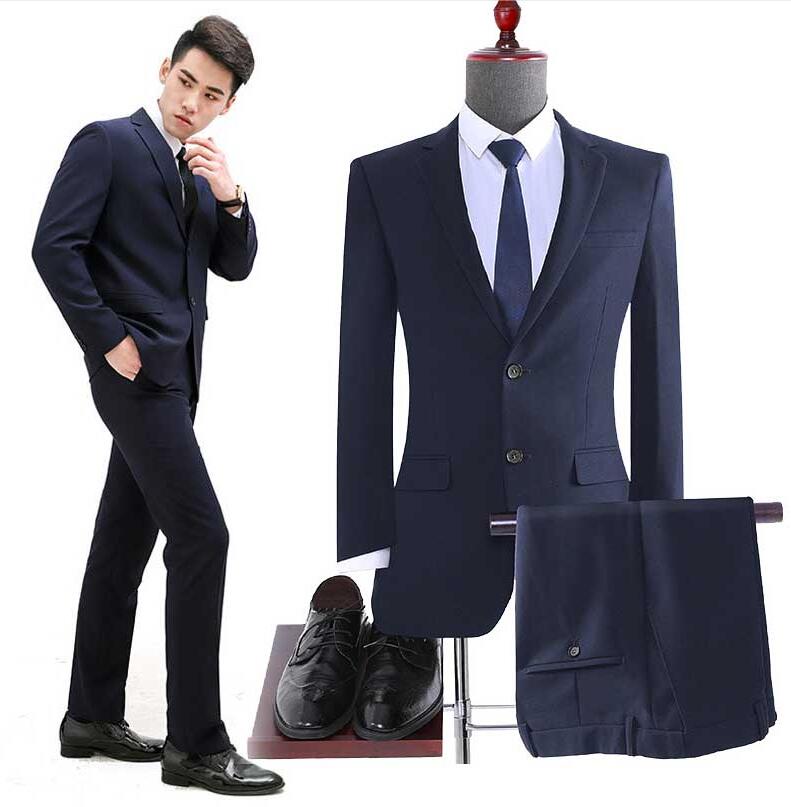 2つボタン スーツ メンズ スーツセット ジャケット+パンツ ビジネススーツ 洗えるスーツ （パンツ） セットアップ レギュラースーツ フォーマルスーツ ビジネススーツ スリム 上品 パーティー 就職