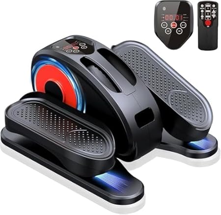 ミニ フィットネスバイク 電動 家庭用 健康器具 リモコン付き 高齢者 静音 組み立て不要 6種類プログラム 速度5段階 小型 軽量