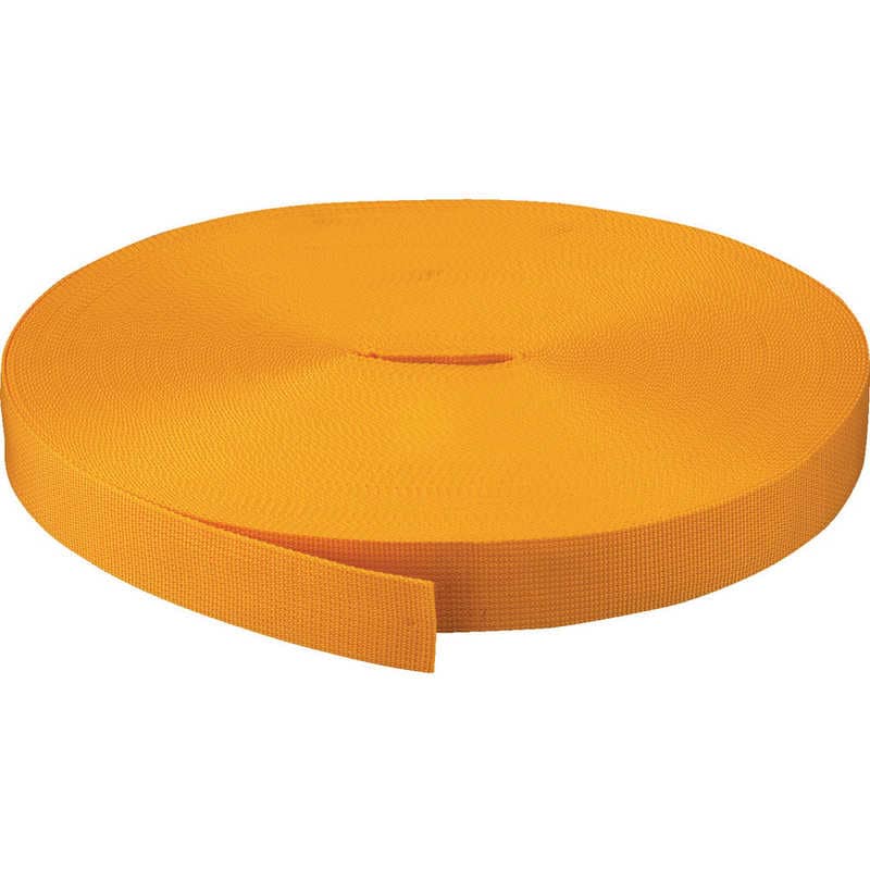 トラスコ中山　PPベルト幅30mmX長さ50m 黄　PPB3050