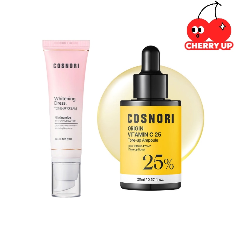 【透明感爆上げセット】ドレストーンアップクリーム 50ml＋ビタミンCアンプル セットトーンアップクリーム トーンアップ下地 化粧下地 韓国コスメ 透明感メイク ツヤ肌メイク ナチュラル美肌 すっぴん