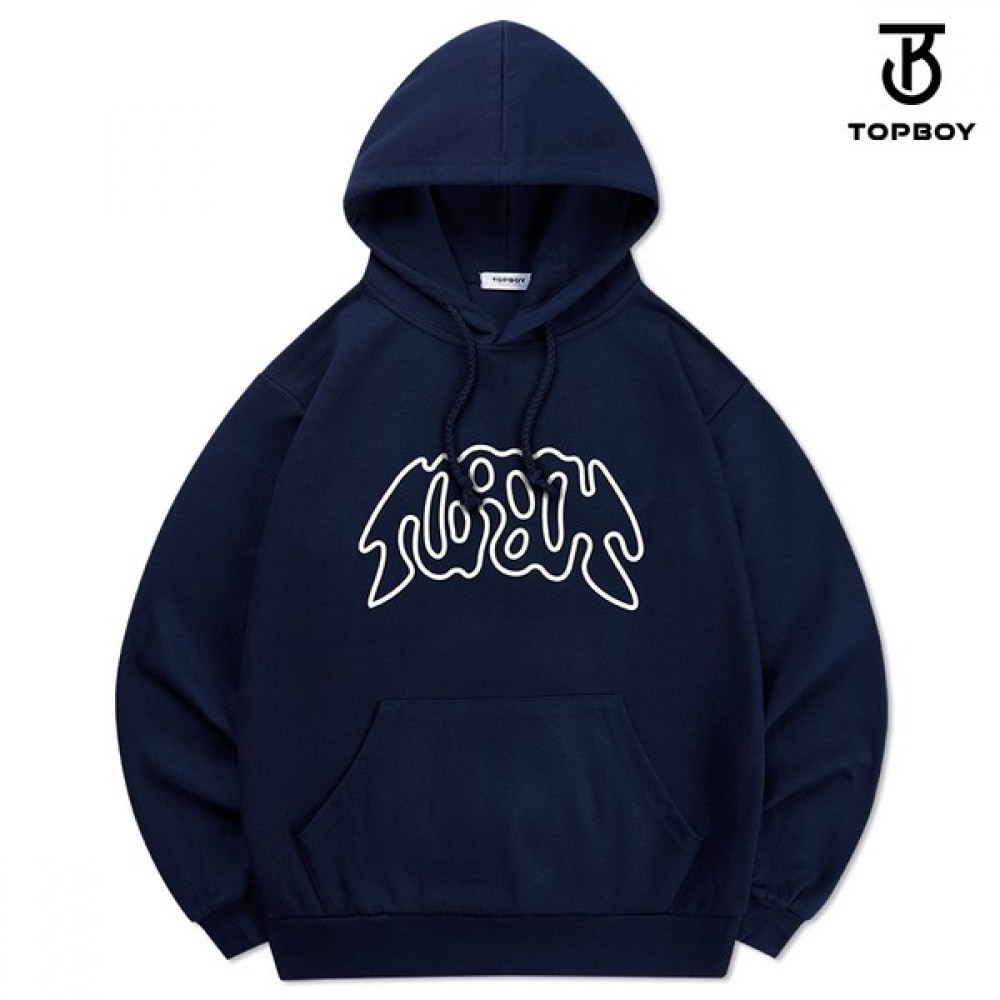 (TOPBOY) 両面ベットラインプリントパーカー