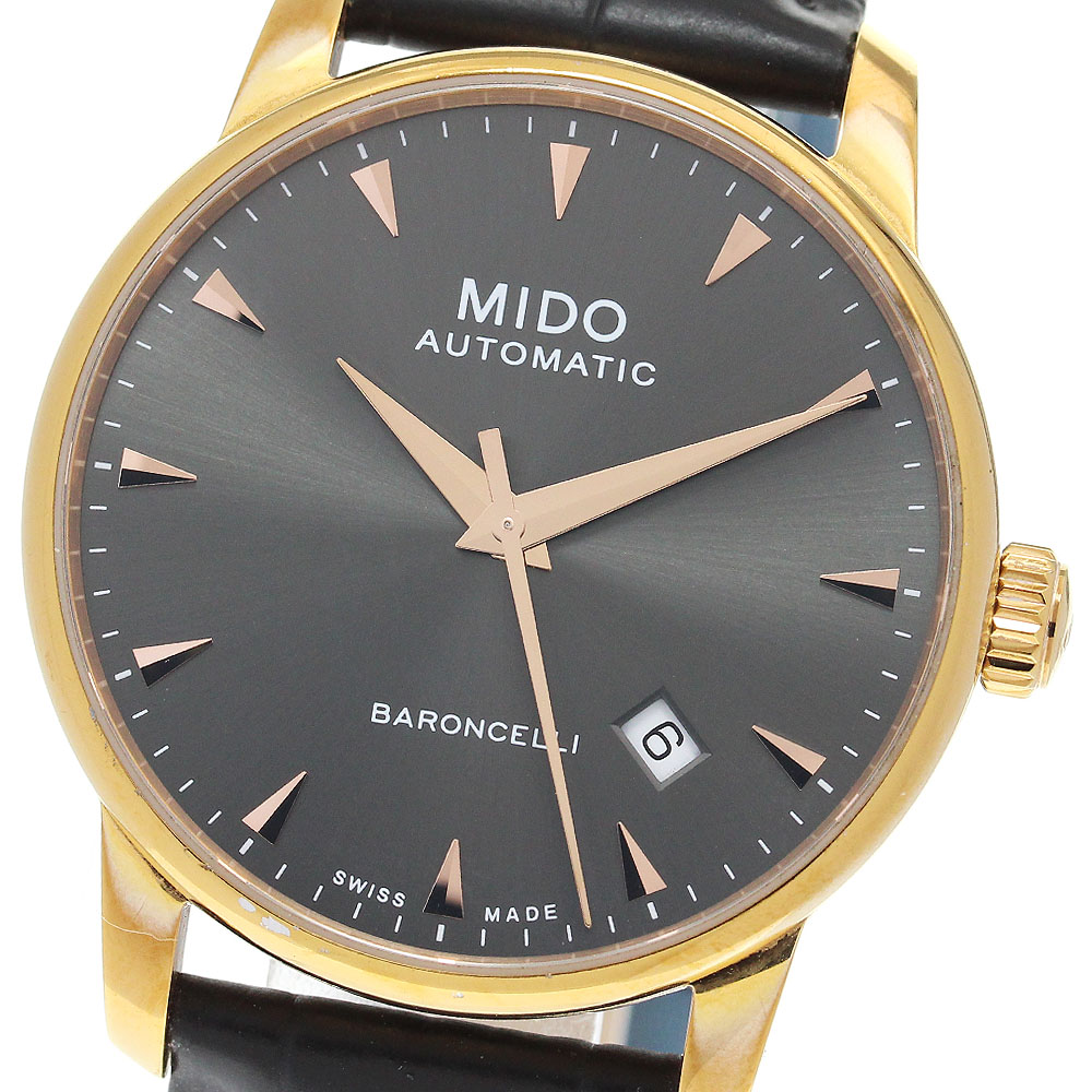 ミドー MIDO M8600B バロンチェッリ デイト 自動巻き メンズ _849828【中古】