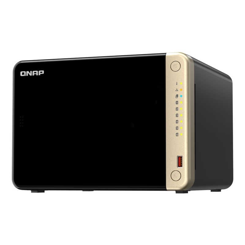 QNAP　NAS [ストレージ無 /6ベイ] TS-664　TS-664-8G