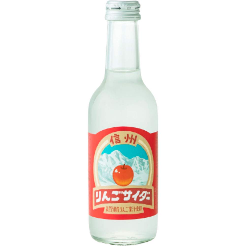 友桝飲料 信州りんごサイダー 245ml×24本