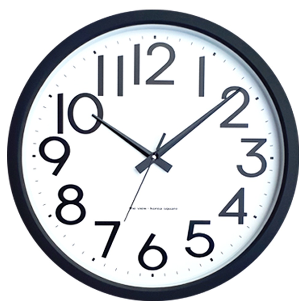 アートカンボ無騒音大型壁時計35.3cm KW712 /good design/クイック配送