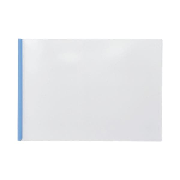 （まとめ） TANOSEE 再生レールホルダーA3ヨコ 20枚収容 青 1セット（30冊：10冊3パック） 5セット