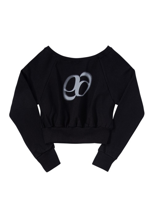 【AS"ON】 MANDY SWEATSHIRT / BLACK 正規品