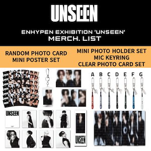 [現場購入] ENHYPEN Exhibition ‘UNSEEN’ Official Merch MD