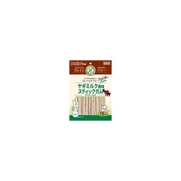 【1ケース】【お取り寄せ対象品】ペティオ ヤギミルク風味 スティックガム グレインフリー(18本入)[ペティオ(Petio)] *30個