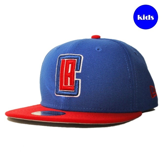 子供用 スナップバックキャップ 帽子 9fifty キッズ NBA ロサンゼルス クリッパーズ フリーサイズ