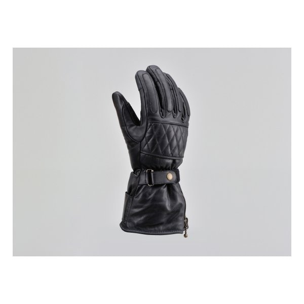 HBG-076 カウレザーロングウインターグローブ ブラック ブラック Mサイズ 29206