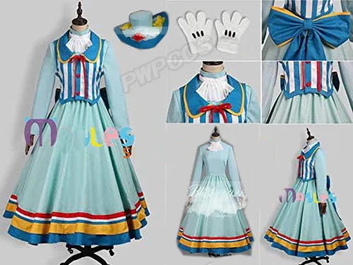 +オーダー自由 ハロウィン コスチューム コスチュームコスプレ衣装+バニエ+手袋+帽 衣装 コスプレ用 ミニーちゃん コスプレ 仮装 アメフログリ コスチュームコスプレ変装仮装スカート