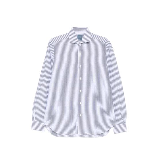 BARBA Men Shirts 54033 0003 BLUE WHITE
