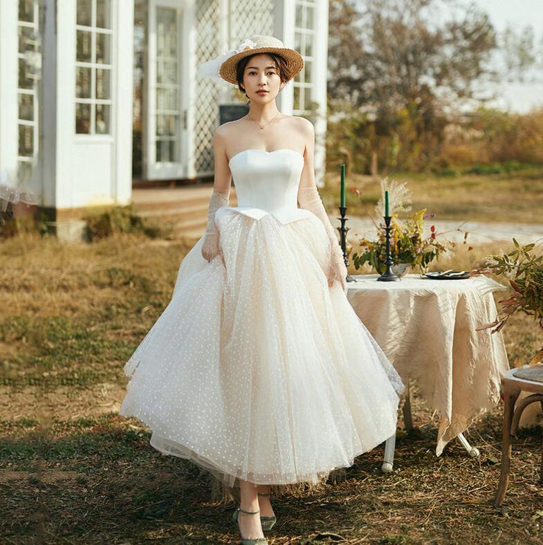 お花嫁ドレス 披露宴 二次会 パーティードレス プリンセスドレス ワンピース きれいめ イブイングドレス レディース ウェディングドレス お嬢様 ロング丈 コンサート ドレス 演奏会 司会 舞台 ピア