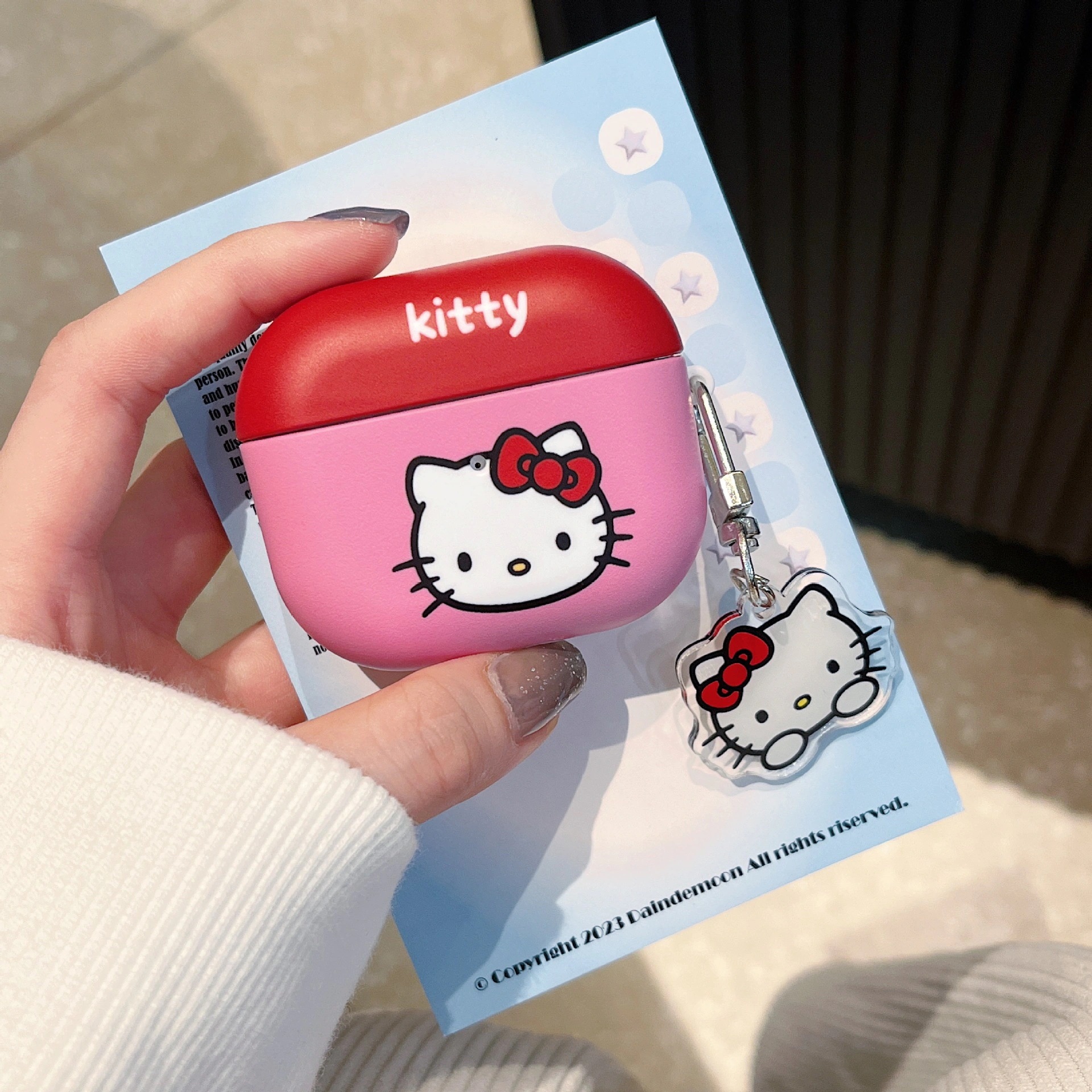 【20点セット】【送料無料】かわいいkt猫用airpodspro 2アップルワイヤレスBluetoothヘッドセット1234世代保護ケースカートゥーン