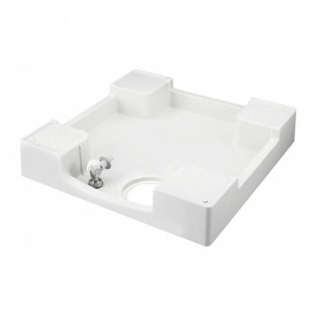 テクノテック 洗濯機用給水栓付防水パン フォーセットパン TPF640-CW2-GN 専用ガードなし ニューホワイト