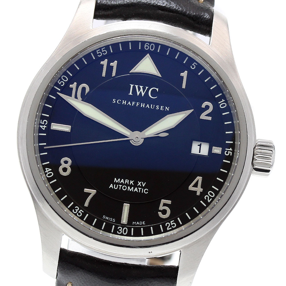 IWC SCHAFFHAUSEN IW325311 スピットファイヤー マークXV デイト 自動巻き メンズ _835725【中古】