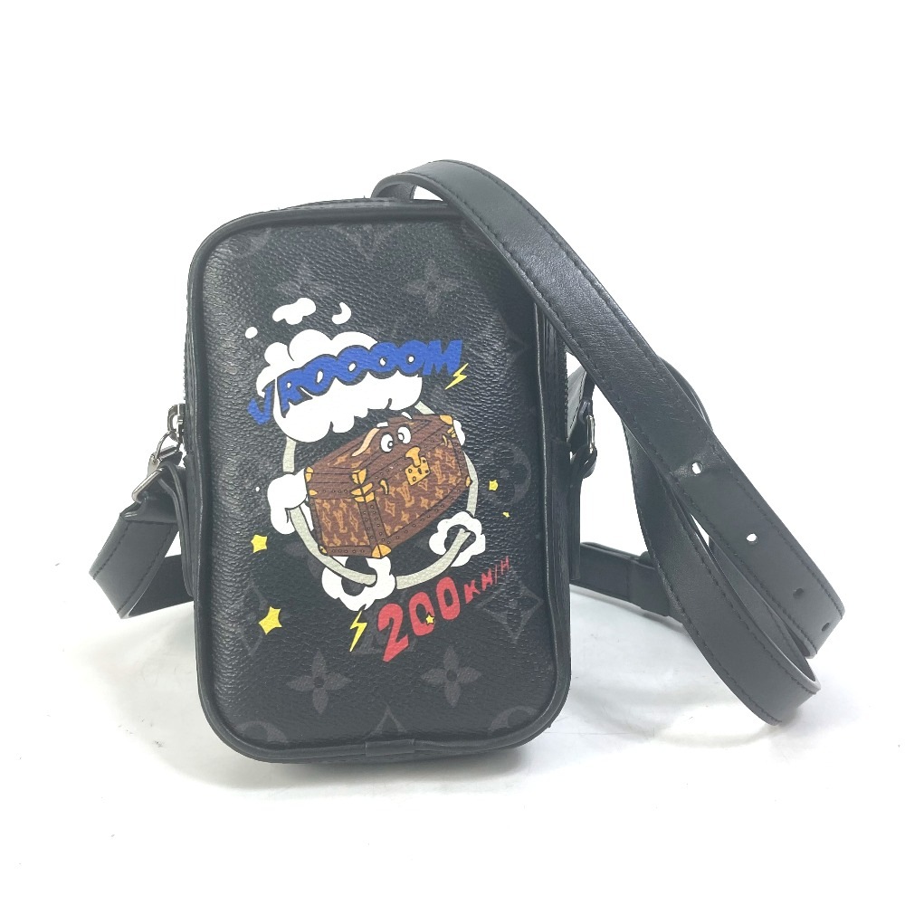 ショルダーバッグ M45928 ダヌーブPPM モノグラム エクリプス トランクプリント カバン コミック 斜め掛け モノグラムエクリプスキャンバス ブラック