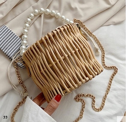 バッグ カバン 鞄 bag レディースバッグ ショルダーバッグ ハンドバッグ 斜めがけバッグ 肩掛けバック ミニバッグ かごバッグ デイバッグ 巾着 BOX型 パール 綿 籠 かご カゴ