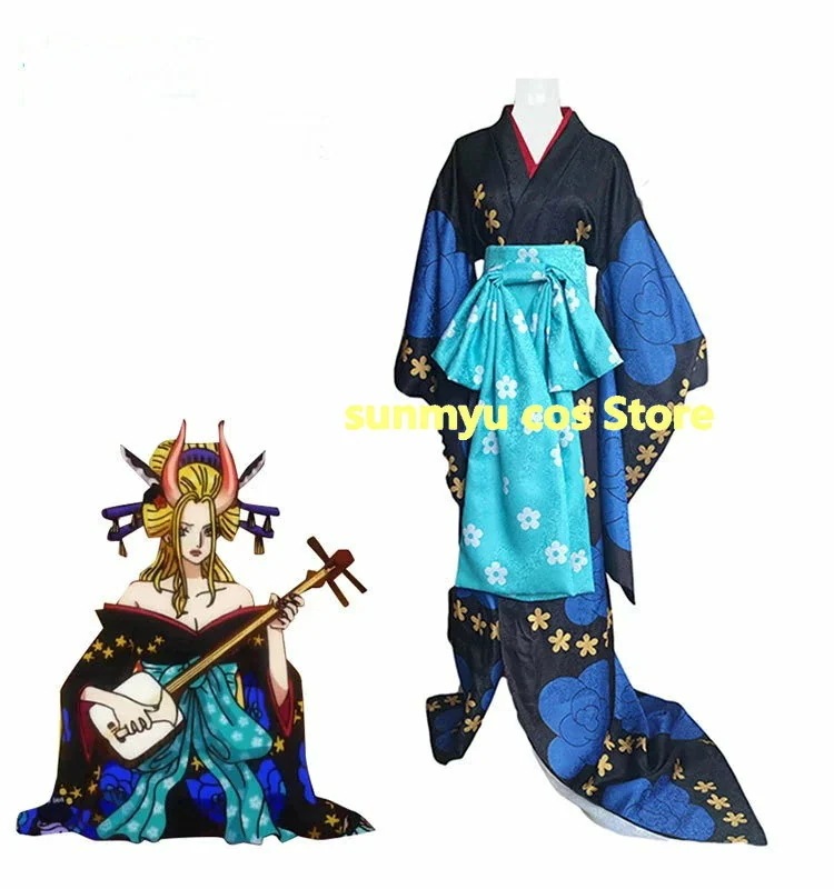 ワンピース　One Piece ブラックマリア 着物　浴衣　コスプレ衣装