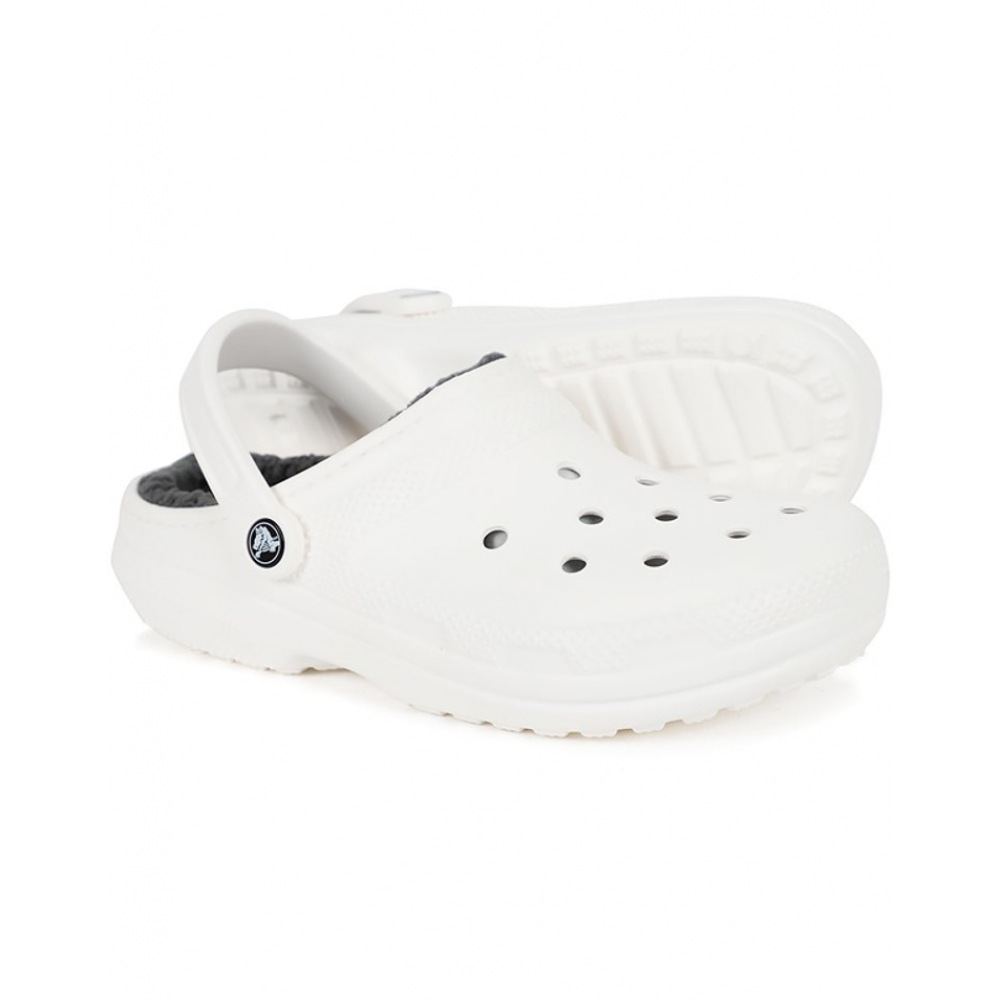 Crocs 冬防寒用ファースリッパクラシック裏地付きクロッグ