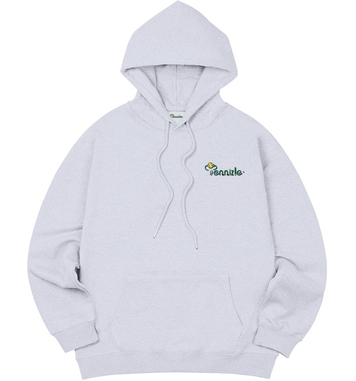 CLASSIC LEFT LOGO HOODY(GREY)