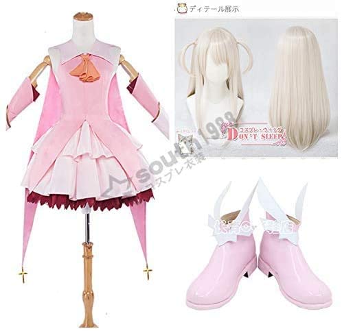 プリズマイリヤ !! コスプレ イリヤ スフィールフォンアインツベルン ウィッグ靴付き 風