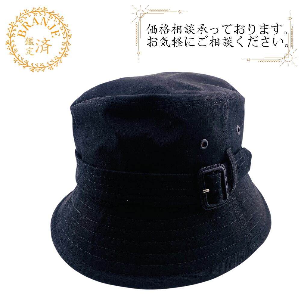バケットハット コットン その他帽子 ブラック ブランド