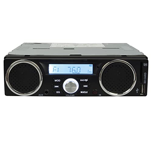 MAXWIN(マックスウィン) メディアプレーヤー 1DIN FM/AMラジオ AUX USB/SDカード対応 Bluetooth内蔵 車載用 1DINデッキ ステレオスピーカー搭載 12V/2 12,476円
